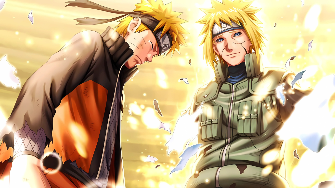 Despedida Naruto e Minato - Card Oficial