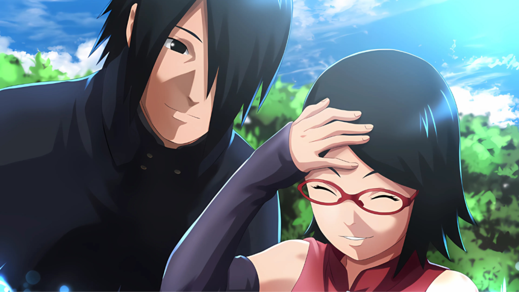 Sasuke e Sarada Card Oficial