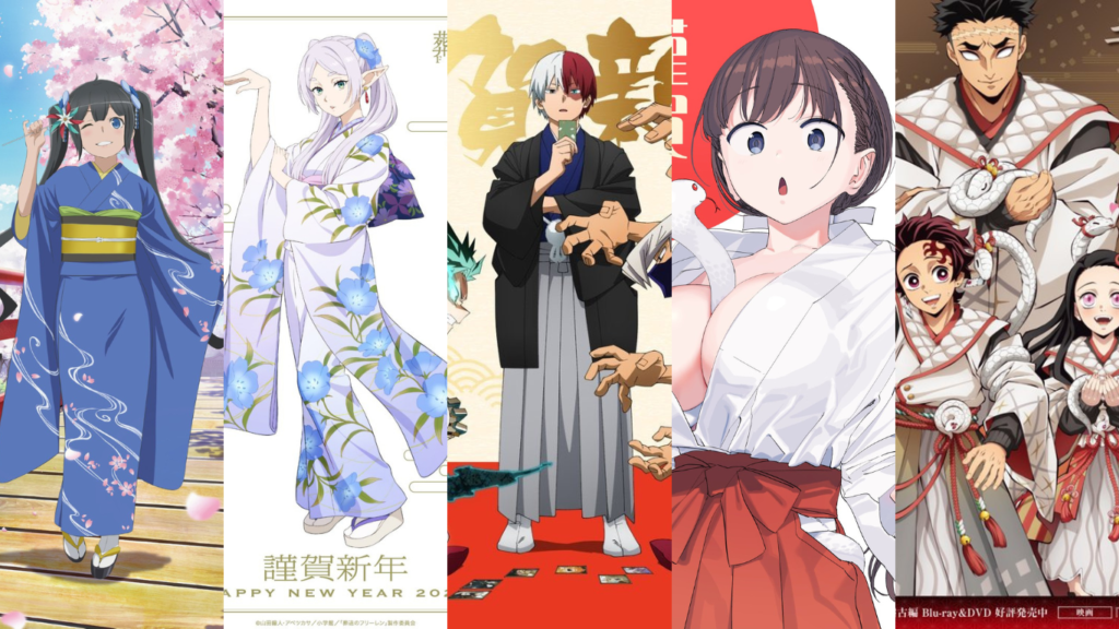 13 Ilustrações de Animes para o Ano Novo (2025)