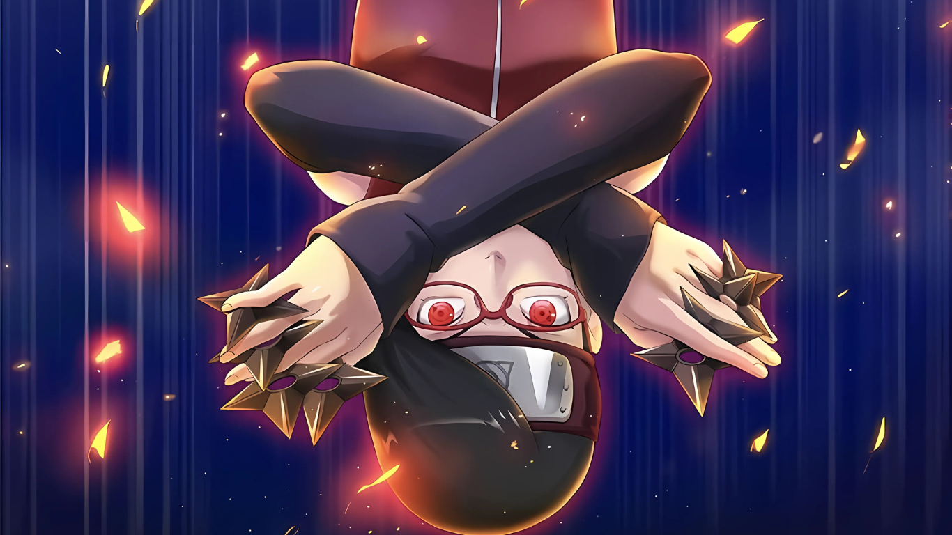 Sarada Uchiha - Card Oficial Shuriken