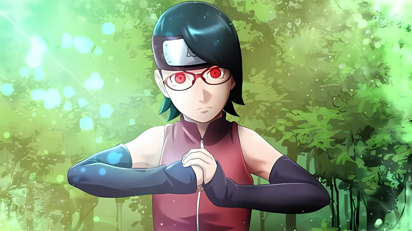 Sarada Uchiha - Card Oficial foco