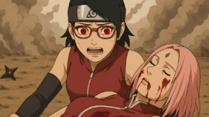 Boruto: Sakura morre nos braços de Sarada